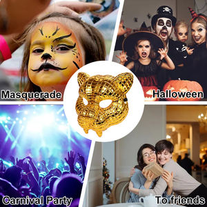 Halloween Animal Cosplay Golden Leopard Party PVC Stage Show Prop Accessoire Tigre <span class=keywords><strong>Lion</strong></span> <span class=keywords><strong>Lion</strong></span> Costume Supplément pour spectacles sur scène - Product Image 3