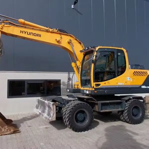 Voyage rapide coréen 14 tonnes d'occasion hyundai 140W-9 pelle sur pneus 150w conduite sur roues 150w-7 150w-9 140w 200w - Product Image 1