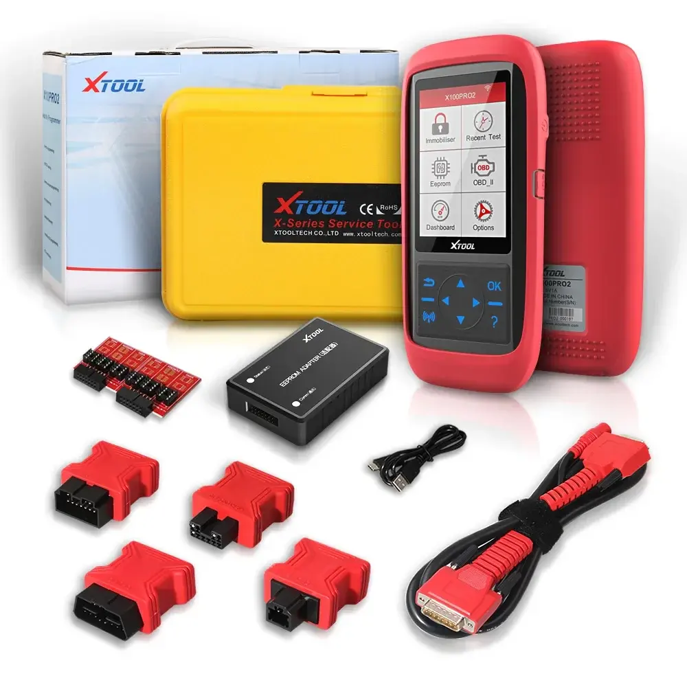 Programador de llave automática XTOOL X100 Pro2/escáner de ajuste de calibración OBD2 escáner herramientas de diagnóstico de coche actualización gratuita