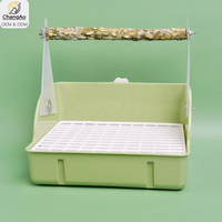 Support d'entraînement pour perroquet, station de repose pour oiseaux avec plateau amovible pour les excréments, accessoires pour cage de calopsitte et de canari