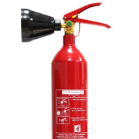 Extincteur à CO2 de 2 kg approuvé NF pour les risques d'incendie de classe B