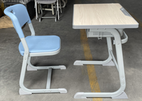 Offre Spéciale : Ensemble Bureau et Chaise Scolaire en Métal – Conception Ergonomique, Haute Qualité, Confortable, Taille Personnalisable, Garantie 3 Ans