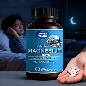 OEM 300mg magnezyum kompleks vitaminleri ve glisinat Malate sitrat ile <span class=keywords><strong>mineral</strong></span> takviyesi - Product Image 4