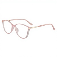 87041 Lunettes optiques TR90 unies, montures anti-lumière bleue, lunettes de mode transfrontalières anti-rayonnement informatique