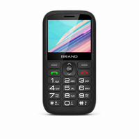 Téléphone portable senior 4G Linux espagnol facile à utiliser, débloqué avec bouton SOS, lampe torche, double SIM 2-en-1, haut-parleur, lampe de poche, USB-C