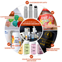 Fabricant de contenants à condiments en plastique, flacon compressible transparent anti-fuite avec couvercle à rabat pour sauce et vinaigrette, pot de 500 ml/16 oz