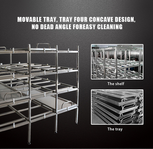 Proveedor de China ROUNDFIN Morgue Cadaver Estante de almacenamiento Estante de combinación de estante de cadáver de acero inoxidable - Product Image 4