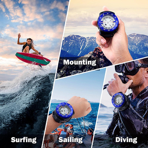 Boussoles de montre-bracelet magnétiques Q60T haute précision et lumineuses pour la survie en plein air, la randonnée, la <span class=keywords><strong>plongée</strong></span>, la <span class=keywords><strong>plongée</strong></span> sous-marine - Product Image 4