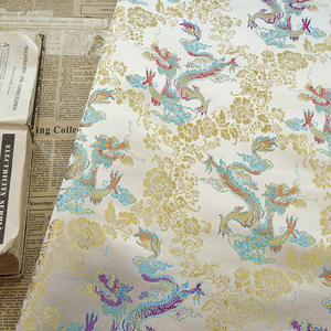 Mode style chinois Xianglong imitation Song brocart Qipao rétro <span class=keywords><strong>tissu</strong></span> teint <span class=keywords><strong>en</strong></span> fil pour robe - Product Image 4