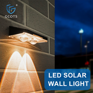 Lámpara Solar de Pared con Sensor de Movimiento, Resistente al Agua con Clasificación IP54, para Jardín, Valla, Pared, Alimentada por Energía Solar, de Fábrica GCOTS - Product Image 3