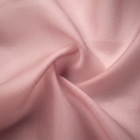 Tissu sergé haut de gamme 41 GSM en mélange Cupro-Polyester, respirant, écologique, doux, effet soie, fluide, pour robes d'été pour femmes