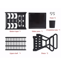 Bol d'égouttage pour outils de cuisine égouttoir à vaisselle séchage en plastique supports de rangement pour cuisine supports