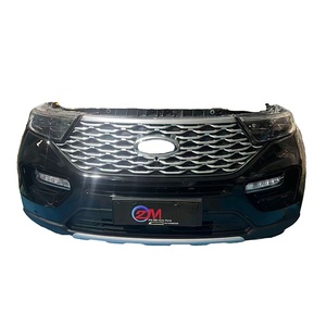 Für <span class=keywords><strong>FORD</strong></span> Explorer Front stoßstangen baugruppe Silber <span class=keywords><strong>grill</strong></span> mit Scheinwerfern Set Autoteile - Product Image 1