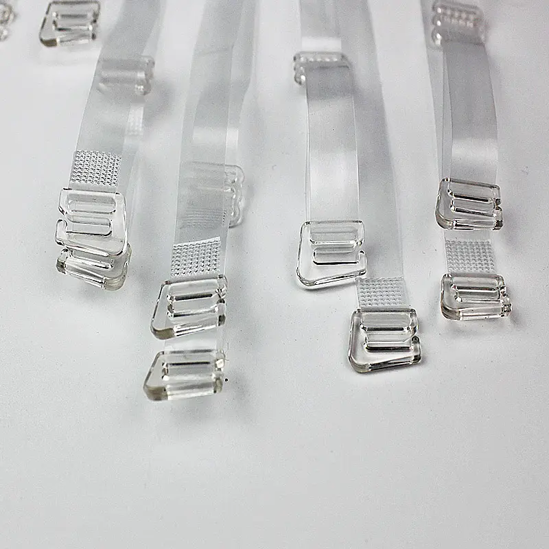 Wholesale Elastic Transparent Removable Clear TPU Adjustable Bra Shoulder Straps