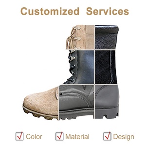 Kms Zwarte Tactische Schoenen Oem Groothandel Nieuwe Stijl Comfortabele Lichtgewicht Zijritssluiting Tactische Laarzen - Product Image 4