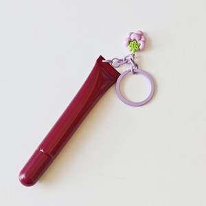 Tube souple de 10 ml blanc, <span class=keywords><strong>rouge</strong></span>, rose pour gloss, crème contour des yeux, écran solaire, perforé avec pendentif porte-clés pour sacs et rouges <span class=keywords><strong>à</strong></span> lèvres - Product Image 2