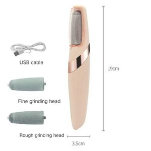 Dissolvant de callosités USB-C rechargeable de qualité médicale avec rasoir <span class=keywords><strong>ponce</strong></span> à long manche avec râpe à pied en plastique en acier - Product Image 6