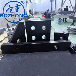 Règle industrielle <span class=keywords><strong>plate</strong></span> à angle <span class=keywords><strong>droit</strong></span> carrée en marbre avec côtés parallèles Plaque de surface en granit de qualité 00 de haute précision - Product Image 1