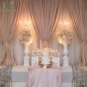 Telón de fondo para restaurante, hotel, extraíble, barato, cortinas, soporte para eventos de boda