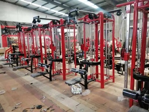 Professionele Acht Station Multi-Jungle Workout Fitnessapparatuur Voor Schouderkrachttraining Voor Bodybuilding Gymtraining - Product Image 4