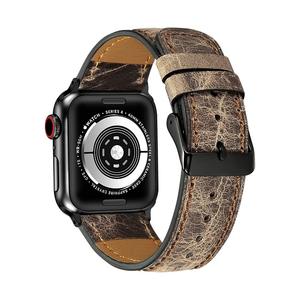 <span class=keywords><strong>Bracelet</strong></span> de montre en <span class=keywords><strong>cuir</strong></span> véritable motif de fissure de luxe pour <span class=keywords><strong>Apple</strong></span> Ultra <span class=keywords><strong>8</strong></span> 7 6 5 4 3 2 1 <span class=keywords><strong>Bracelet</strong></span> en <span class=keywords><strong>cuir</strong></span> pour série Iwatch 40mm 42mm - Product Image 6
