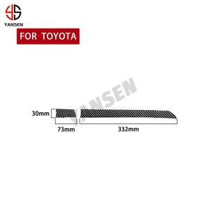 Fibra de carbono para <span class=keywords><strong>Toyota</strong></span> <span class=keywords><strong>Corolla</strong></span> 2019 2020 <span class=keywords><strong>2021</strong></span> 2022 2023 2024 Panel de tira de copiloto de coche accesorios de ajuste <span class=keywords><strong>Interior</strong></span> - Product Image 6