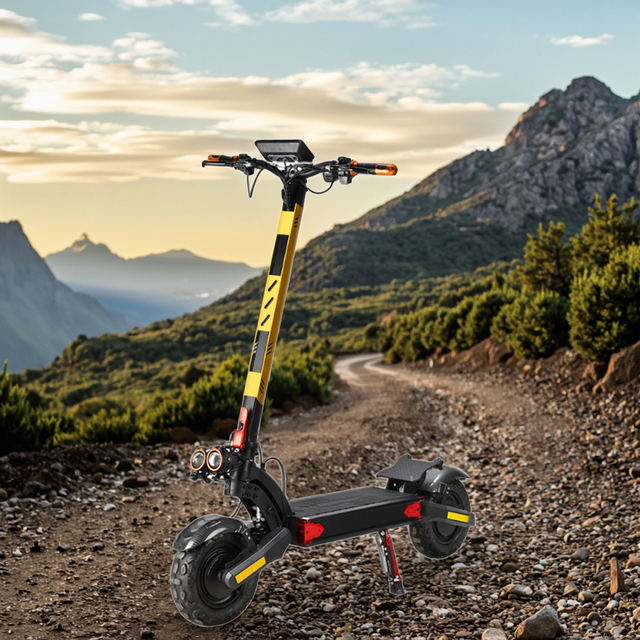 Convenient Adult Electric Scooter with Central Motor Foldable Design and Integrated Battery PRO Model-Smart Electronic Type
