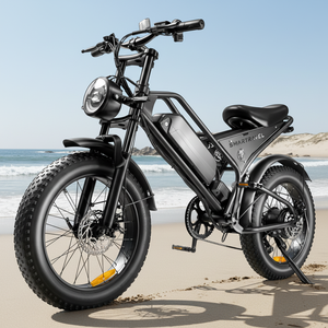 มอเตอร์ไฟฟ้าสำหรับจักรยานวิบากแบบล้อหลังพร้อมระบบชาร์จเร็ว  <span class=keywords><strong>ยาง</strong></span>ใหญ่ แบตเตอรี่ลิเธียม 48V 18.2AH กันน้ำ พร้อมดิสก์เบรก - Product Image 5