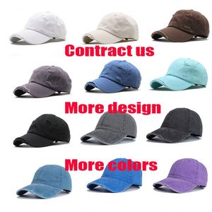 Casquette de baseball vintage en coton délavé avec logo brodé personnalisé, style Dad Hat vieilli - Product Image 6