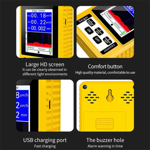 XR-3 BR-9C Nuclear <b>Radiation</b> <b>Detector</b> 2-in-1 EMF Tester Geiger Counter LCD Display Screen Personal Dosimeter EMF Meter - Product Image 6