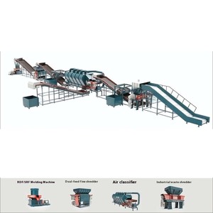 Máquina automática de clasificación de residuos urbanos del fabricante, planta de reciclaje de residuos sólidos municipales, maquinaria de tratamiento de residuos urbanos - Product Image 2
