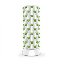 Agriculture verticale aéroponique, culture hydroponique en tour verticale pour les légumes-feuilles