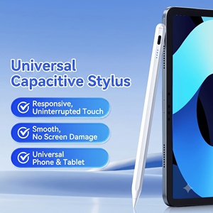 503M Active Capacitive Stylus <b>Pen</b> Zero Lag D-Shape Anti-Roll Android HarmonyOS Magnetic Fast Charge 4-LED Pencil - Product Image 3