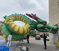 Globo Inflable Gigante de Dragón, Juguete Inflable de Dragón Chino