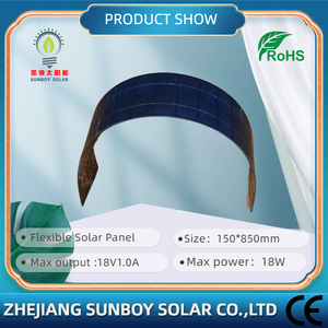 OEM 18 v1a 18W flessibile PERC pannello solare a buon mercato prezzo Mono pannelli solari cristallini per caricatore solare - Product Image 3