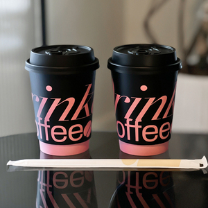 Custom Print Luxury Disposable 16oz Specialty <strong>Paper</strong> Colorful Coffee <strong>Cups</strong> Gold Double Wall <strong>Paper</strong> <strong>Cups</strong> with Lid - Product Image 2