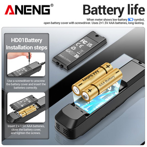 Détecteur <span class=keywords><strong>de</strong></span> <span class=keywords><strong>fuite</strong></span> <span class=keywords><strong>de</strong></span> gaz réfrigérant portable ANENG HD01, précision 1PPM, R22 <span class=keywords><strong>R32</strong></span> R134a, affichage <span class=keywords><strong>de</strong></span> la climatisation automobile - Product Image 3