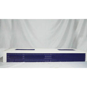 Bloque de salida y plataforma <span class=keywords><strong>elevada</strong></span> de fibra de vidrio azul antideslizante y duradero para eventos de natación y piscinas personalizadas - Product Image 2