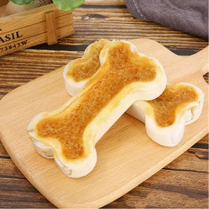 OEM Premium Rawhide Organique Chien Snack Poulet Aromatisé Os Friandises Haute Protéine Dentaire À Mâcher Alternative Vitamines Minéraux - Product Image 3