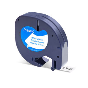 Nastro <span class=keywords><strong>per</strong></span> Etichette Termico Compatibile ORISON <span class=keywords><strong>per</strong></span> <span class=keywords><strong>Dymo</strong></span> <span class=keywords><strong>Letratag</strong></span> 12mm * 4m Nero su Bianco 91331/91221/91201/59422 <span class=keywords><strong>per</strong></span> LT-100H - Product Image 1