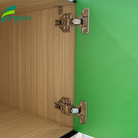Casier d'étudiant compact en stratifié HPL assemblé, avec serrure électronique et à clé, étanche, ignifuge et durable pour les couloirs scolaires