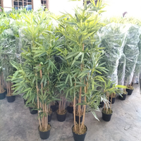 Bambou Artificiel Écologique 150cm, Aspect Réel, Résistant aux UV, Résistant à l'Eau, Ignifuge, Toucher Naturel, Vente en Gros, Petit Format