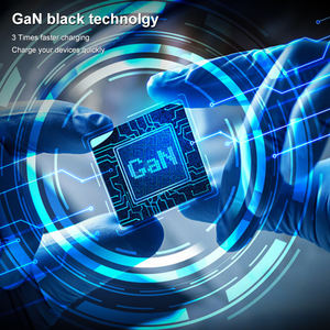 Cargador rápido Pd45w Gan tipo <span class=keywords><strong>C</strong></span> + usb, teléfono móvil <span class=keywords><strong>a</strong></span> prueba de fuego, doble puerto - Product Image 5