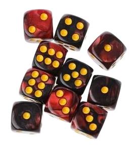 All'ingrosso D4 D6 <span class=keywords><strong>D8</strong></span> D10 D10 % D12 D20 dadi, Set di dadi 7 pezzi in plastica acrilica poliedrica DND - Product Image 6