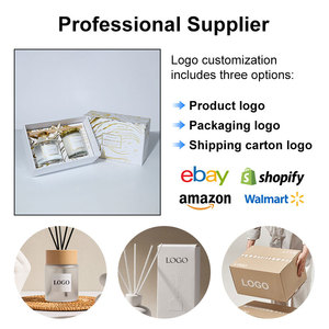 Set regalo di profumo per la casa di lusso ecologico diffusore di aromi bianchi <span class=keywords><strong>e</strong></span> oro <span class=keywords><strong>e</strong></span> deodoranti per <span class=keywords><strong>candele</strong></span> profumate - Product Image 3