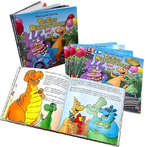 OEM-buchdrucker-service kundenspezifischer hochwertiger kinder-hardcover-edukations-farbbuchdruck