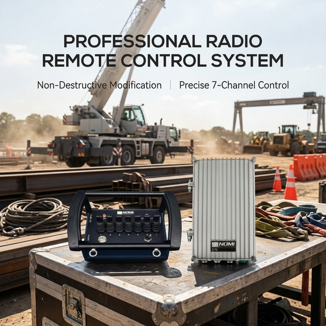 Long Distance Anti-Interference Industrial Remote Joystick Wireless Hydraulic Remote Controller for Construction Cranes