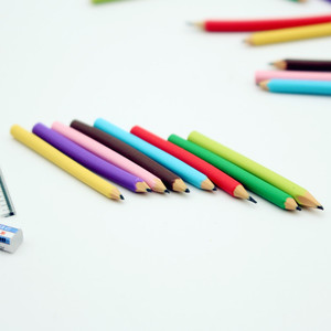 Accessoires pour crayons miniatures colorés et effaçables BTXIXI, fournitures d'apprentissage miniatures réalistes - Product Image 2