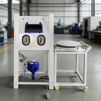 Machine de sablage industriel compacte et écologique haute pression pour le décapage de rouille et la remise à neuf des moules de moyeux de roue en métal