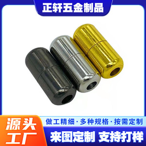 Metal Shoe Buckle 3.6mm Aperture <b>Slip</b>-<b>On</b> Shoelace Hardware For <b>Sneakers</b> Boots Casual Shoes Durable Metal Capsule Buckles - Product Image 5